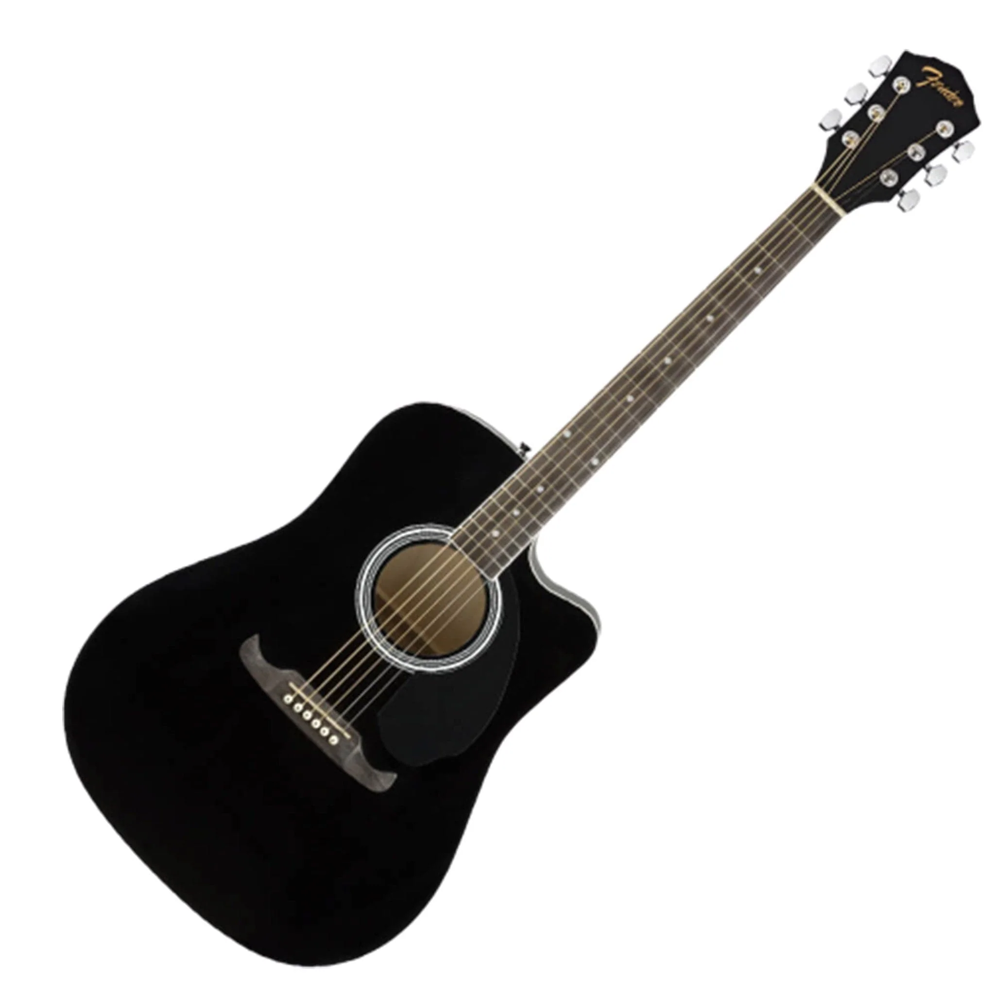 Fender FA-125CE Dreadnought Electro Acoustic Guitar  Bundle with Gigbag, Picks, Strap and Polishing Cloth - Image 6