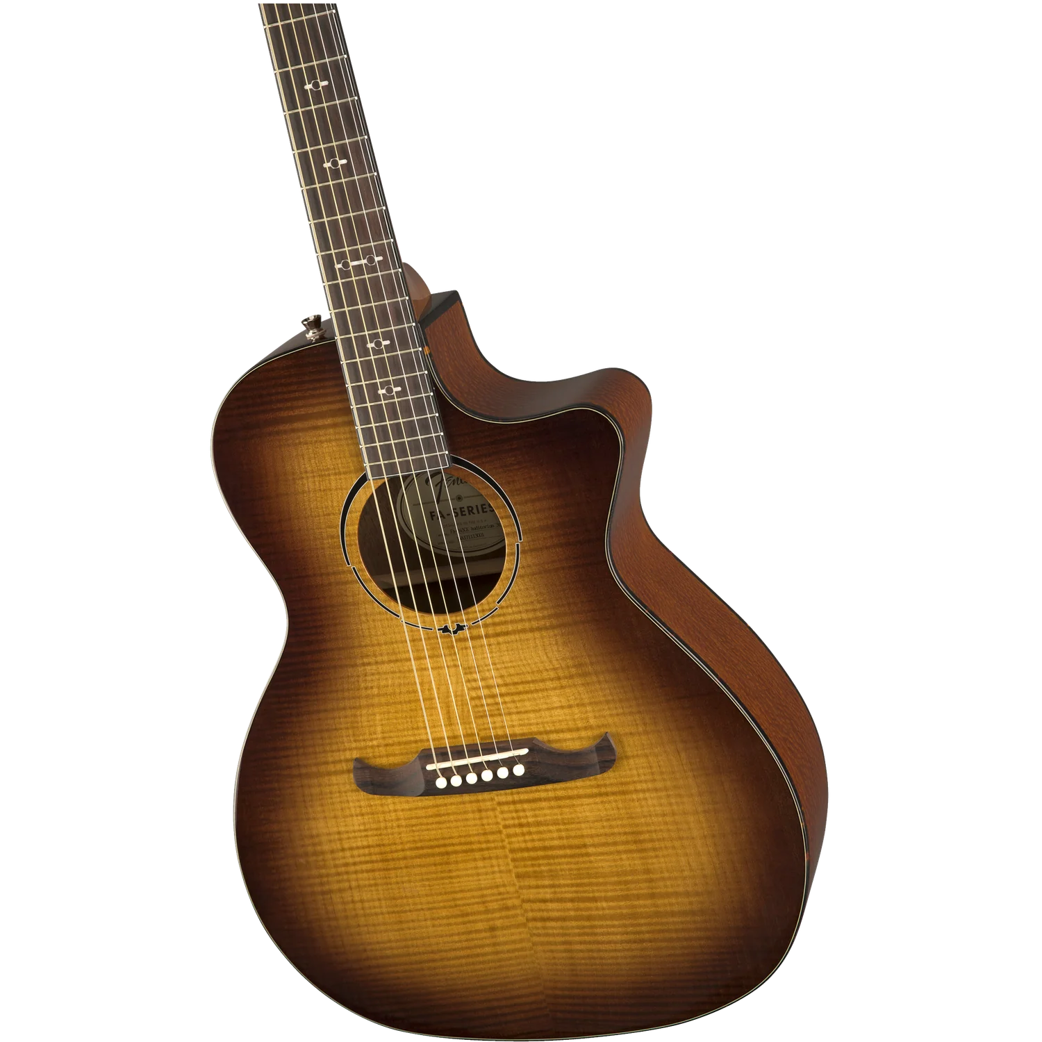 Fender FA-345CE Auditorium Electro Acoustic Guitar - Image 4