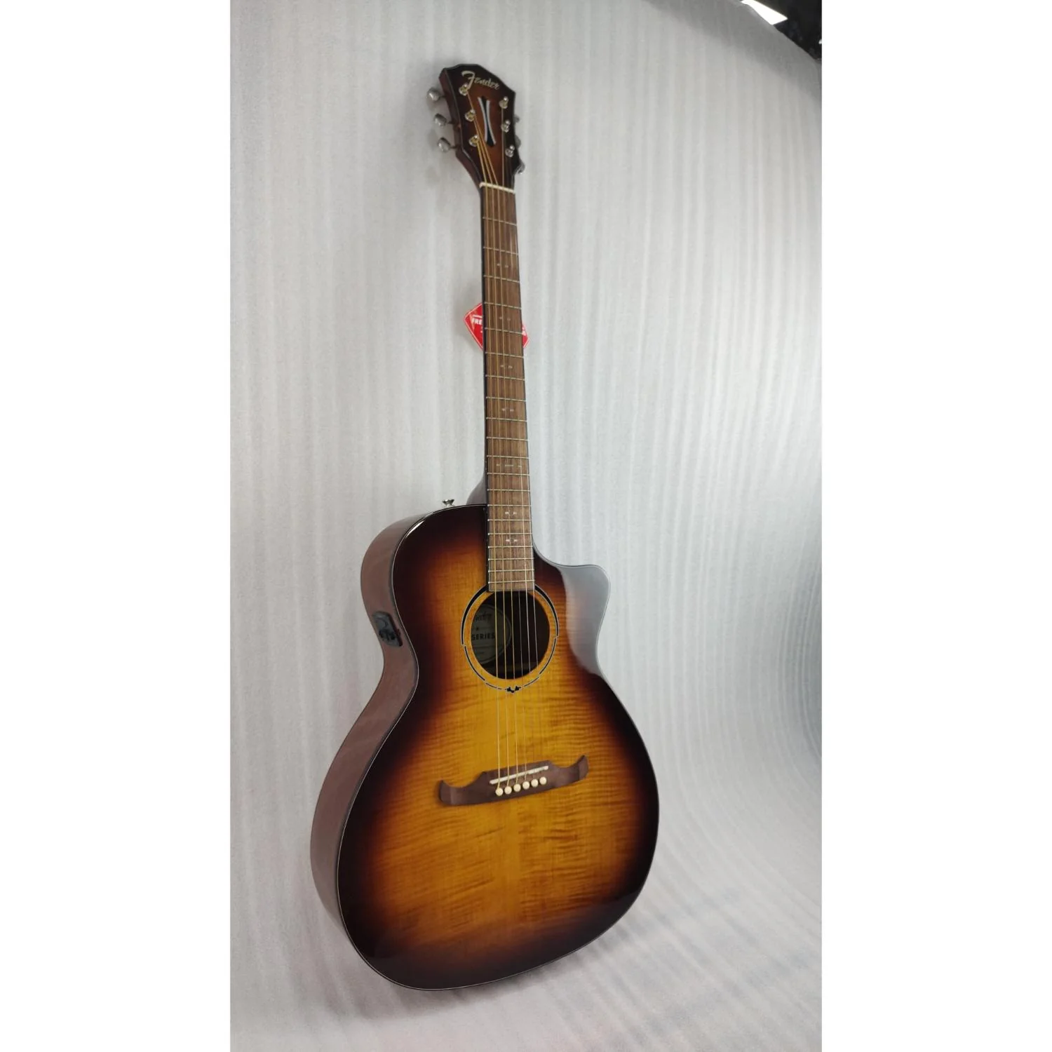 Fender FA-345CE Auditorium Electro Acoustic Guitar - 3 Tone Tea Burst - Open Box - Image 2