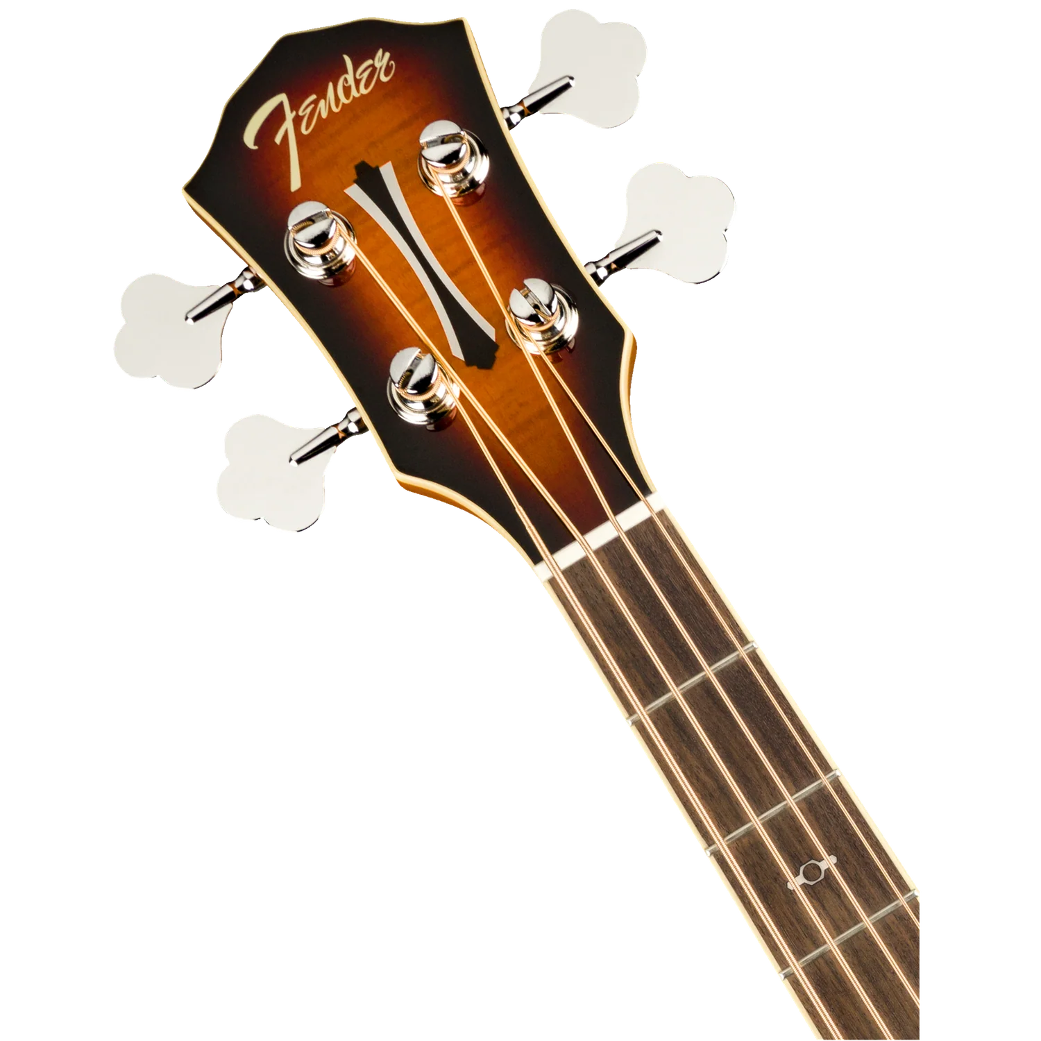 Fender FA-450CE 4 String Semi Acoustic Bass Guitar - Sunburst - Image 5