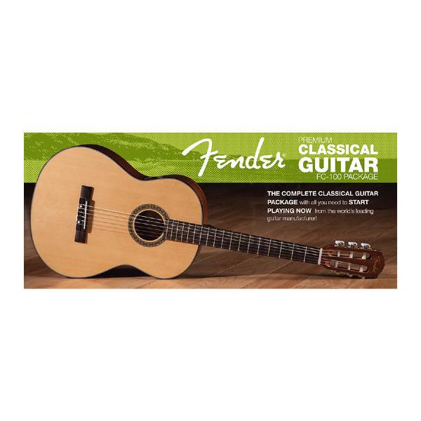 Fender FC-100 Classical Guitar Pack - Natural