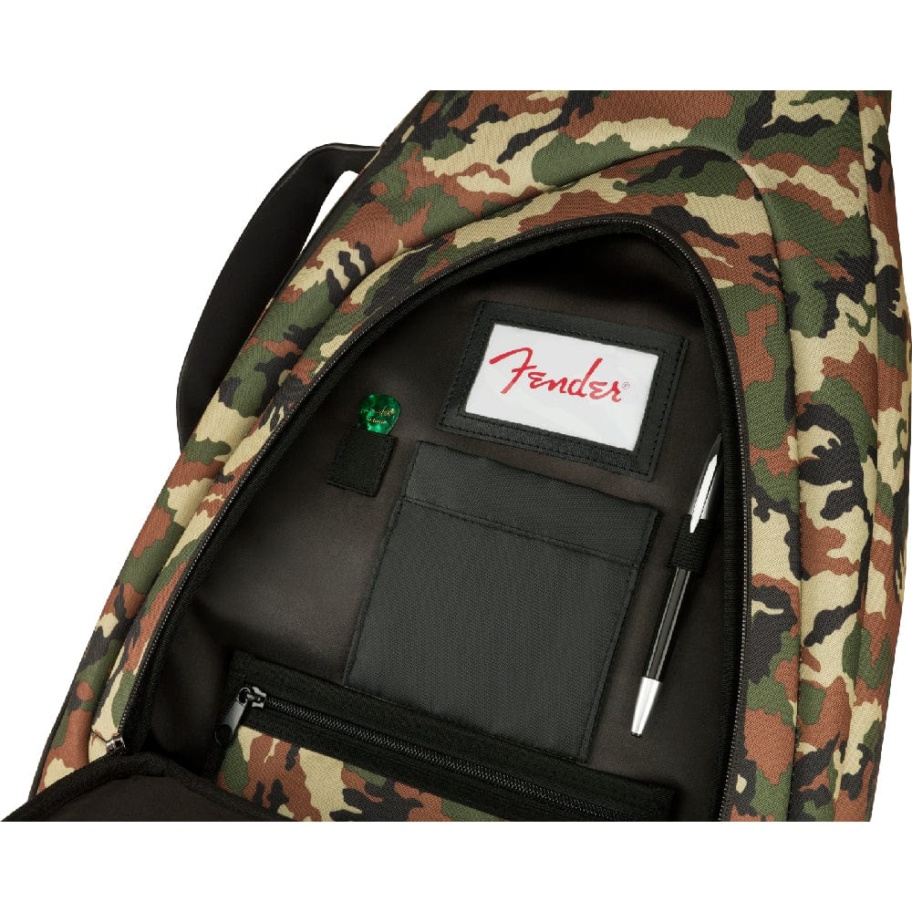 Fender FE920 20mm Padded Camo Electric Guitar Gig Bag - Image 4