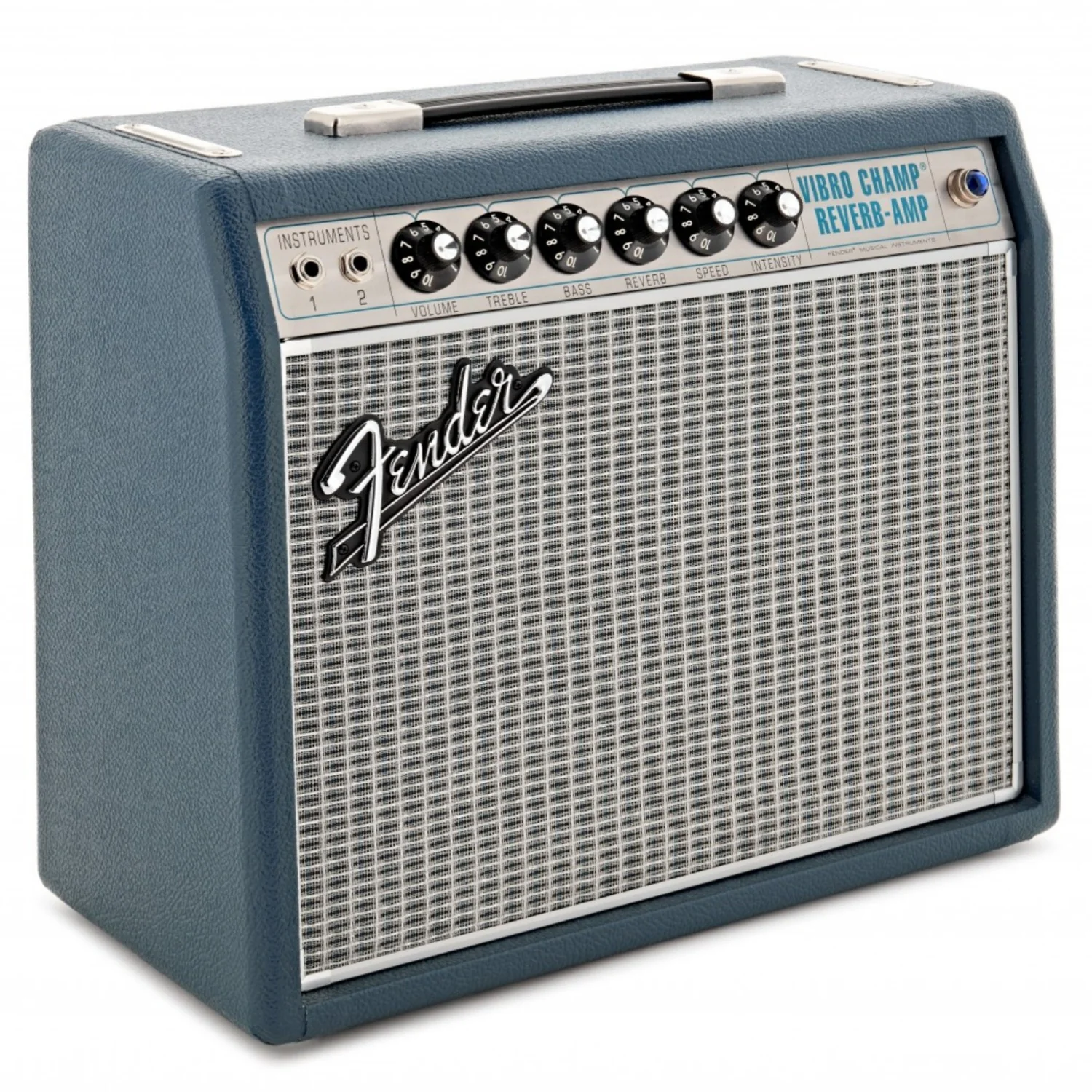 Fender FSR '68 Custom Vibro Champ Navy Combo Guitar Amplifier - Image 2