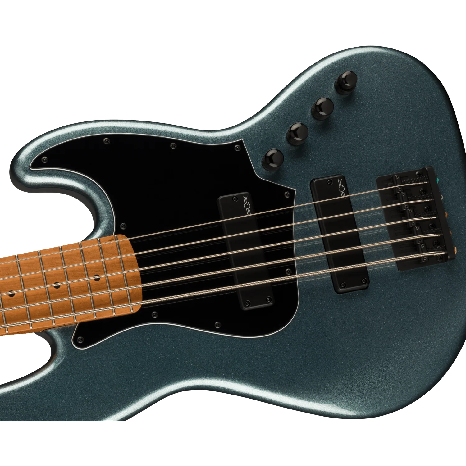 Fender HH V Contemporary Active Jazz Electric Bass Guitar - Image 2