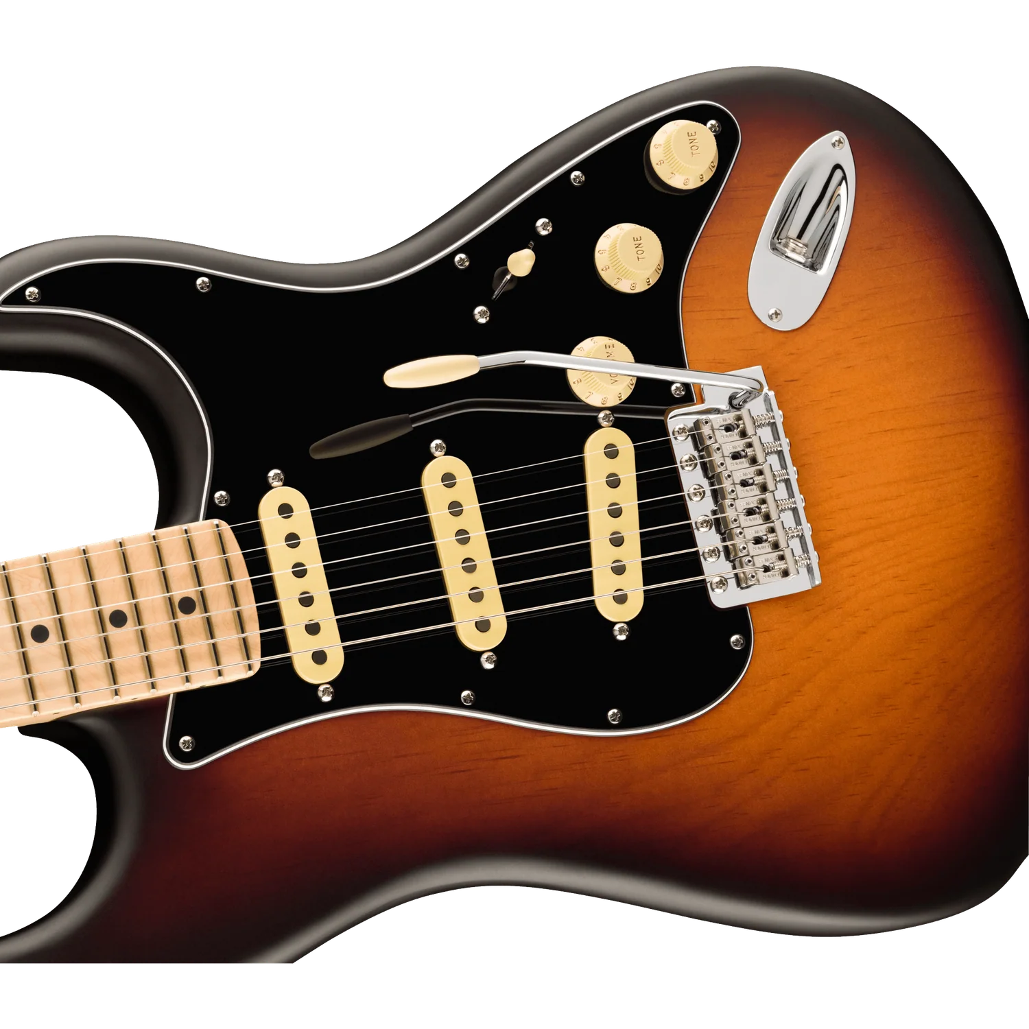 Fender Limited Edition American Performer Timber Stratocaster 6 String Electric Guitar - Image 2