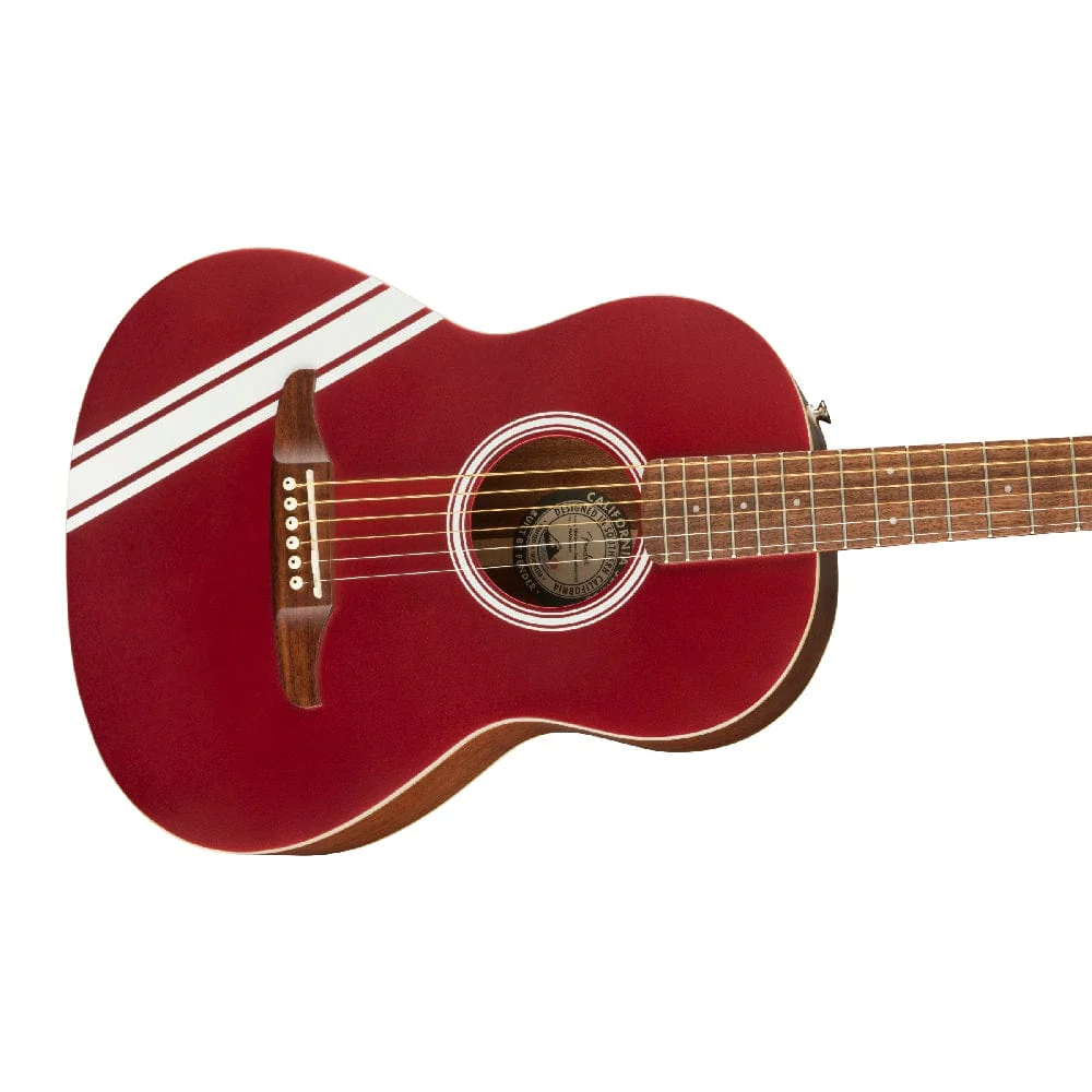 Fender Limited Edition FSR Sonoran Mini Competition Stripes Acoustic Guitar with Bag - Image 11