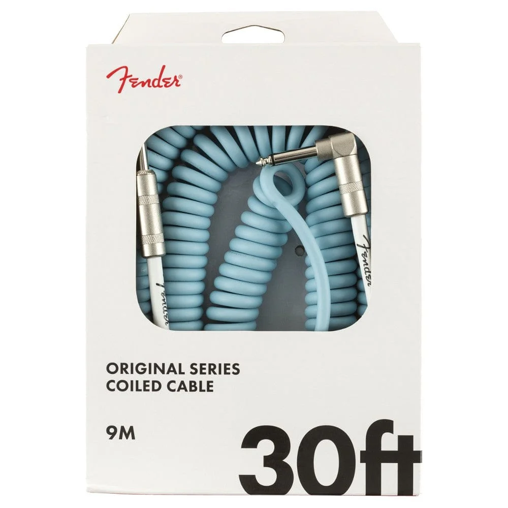 Fender Original Series 30 Feet Right Angle to Straight Coiled Cables - Image 14