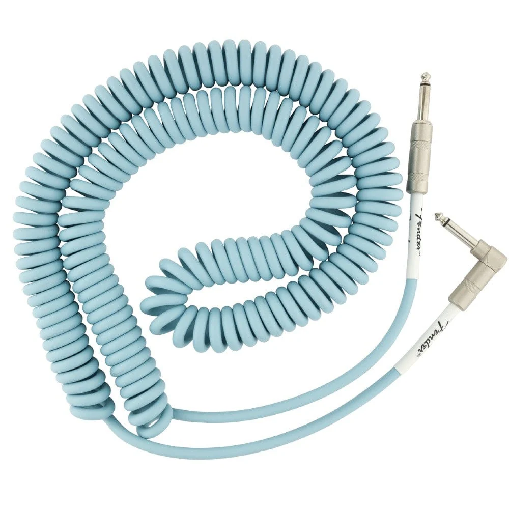 Fender Original Series 30 Feet Right Angle to Straight Coiled Cables - Image 5