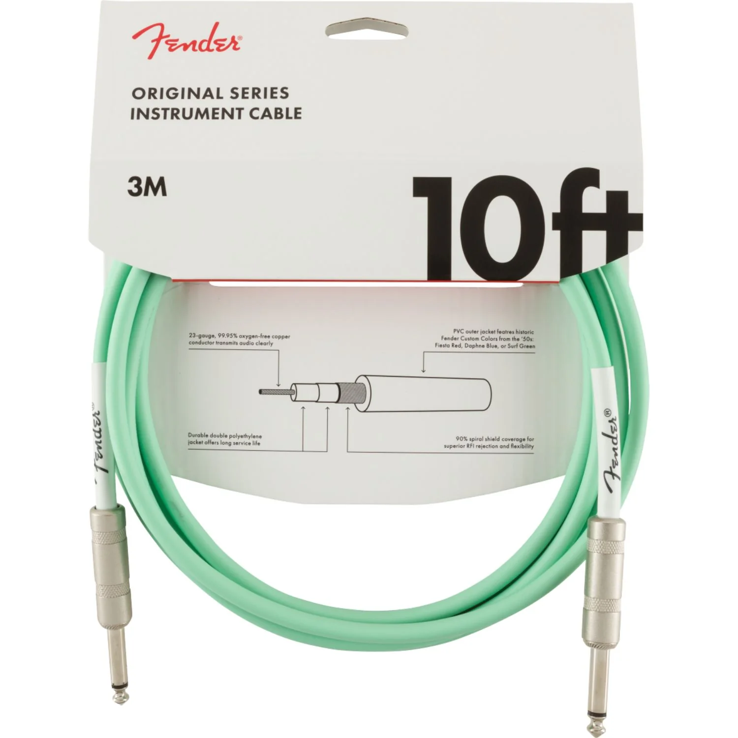 Fender Original Series Straight to Straight Instrument Connector Cables
