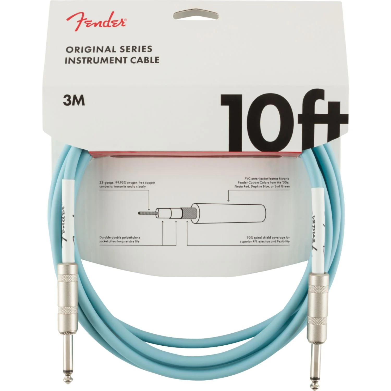 Fender Original Series Straight to Straight Instrument Connector Cables - Image 4