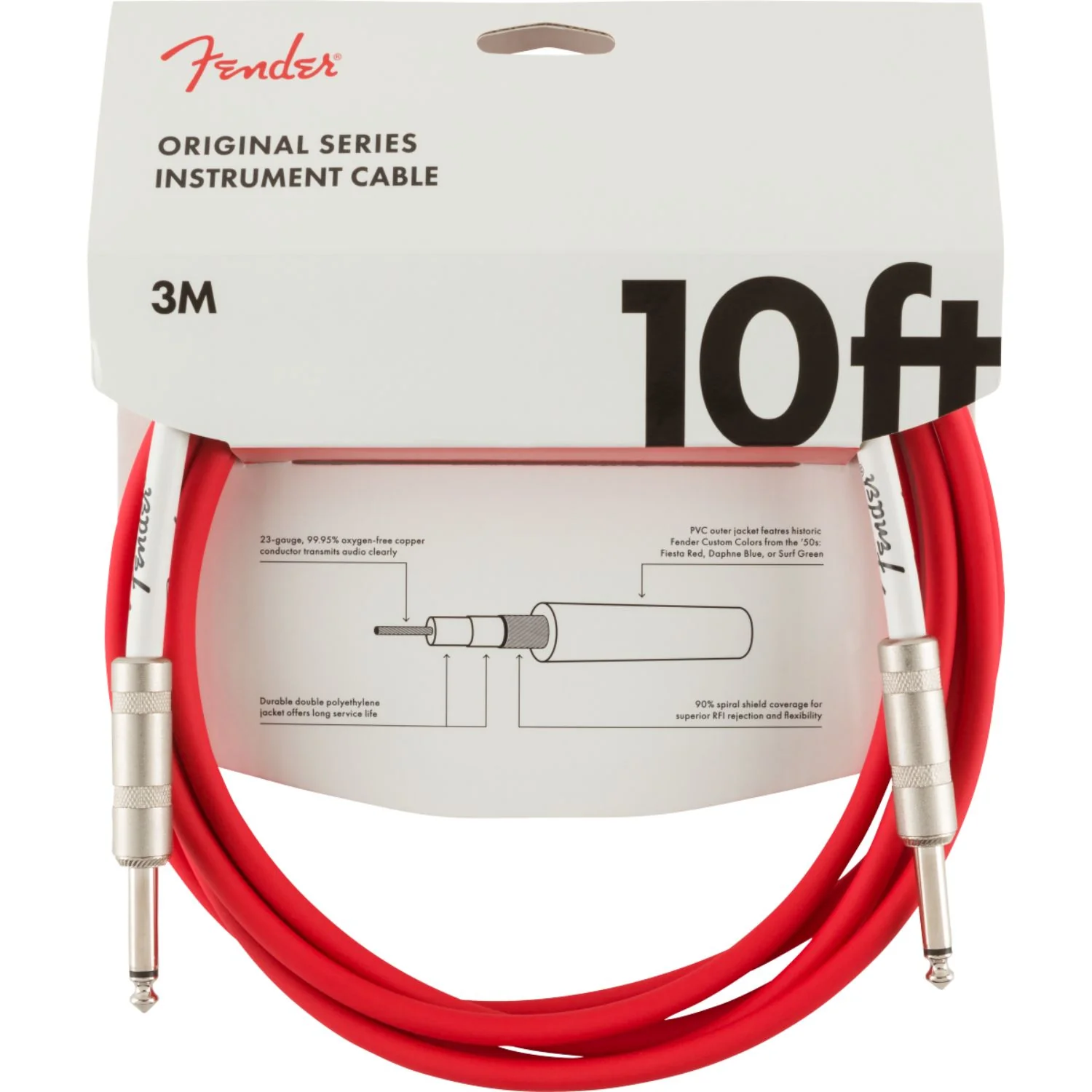 Fender Original Series Straight to Straight Instrument Connector Cables - Image 7
