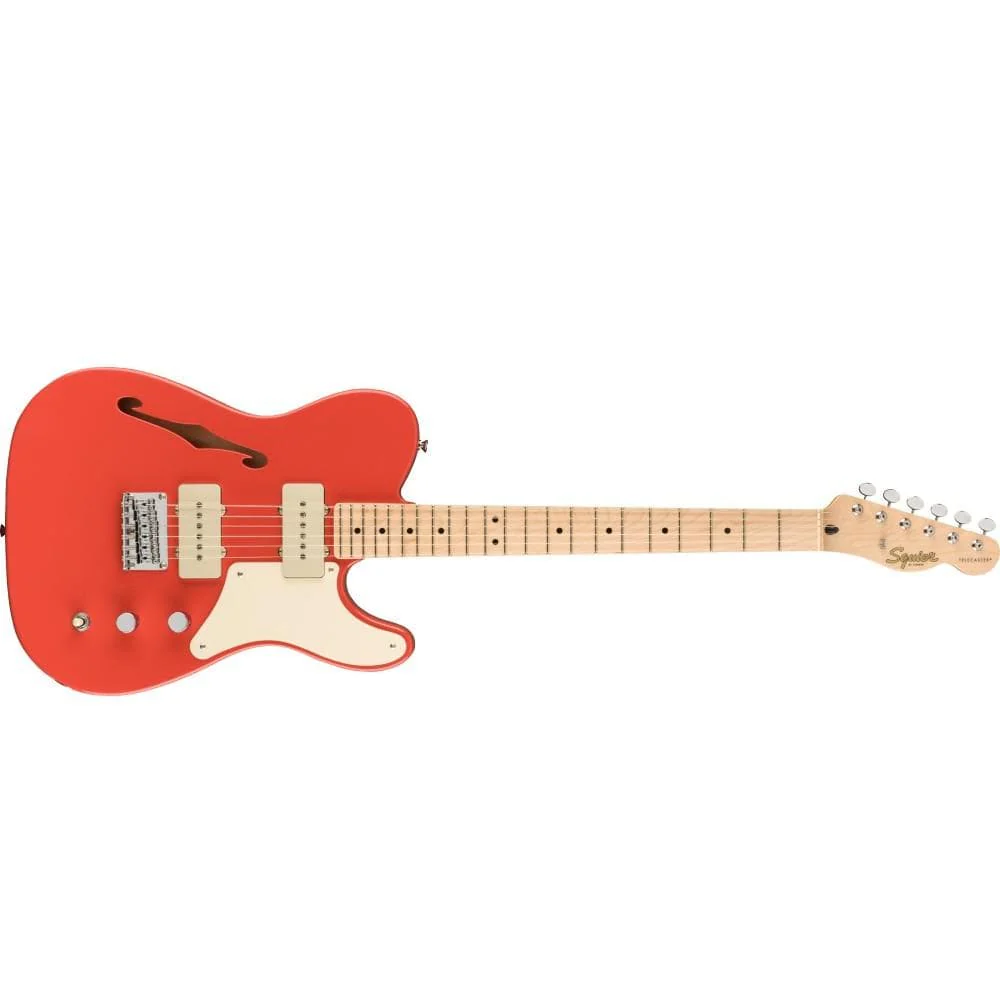 Fender Paranormal Cabronita Telecaster Thinline 6-Strings Electric Guitar- Fiesta Red