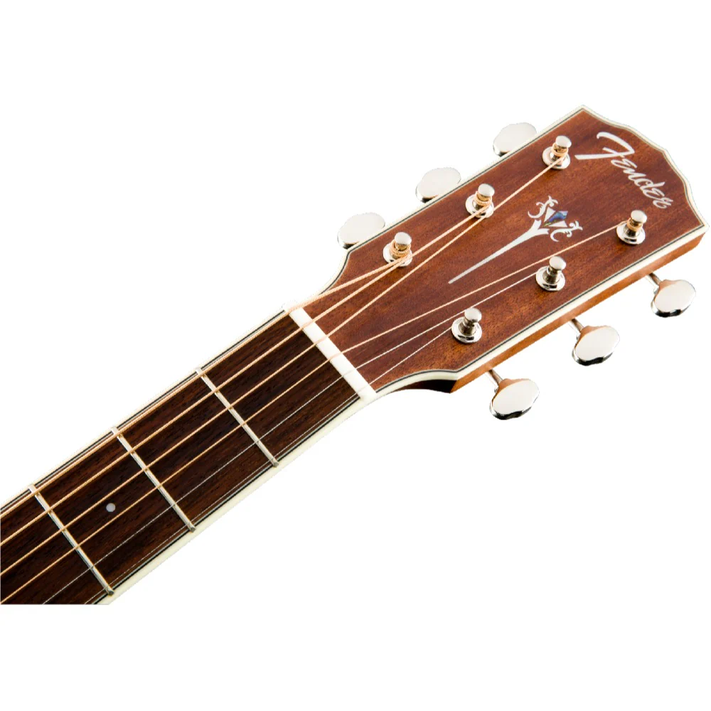 Fender PM-3 Triple-0 All-Mahogany 6-String Acoustic Guitar with Case- Natural - Image 5
