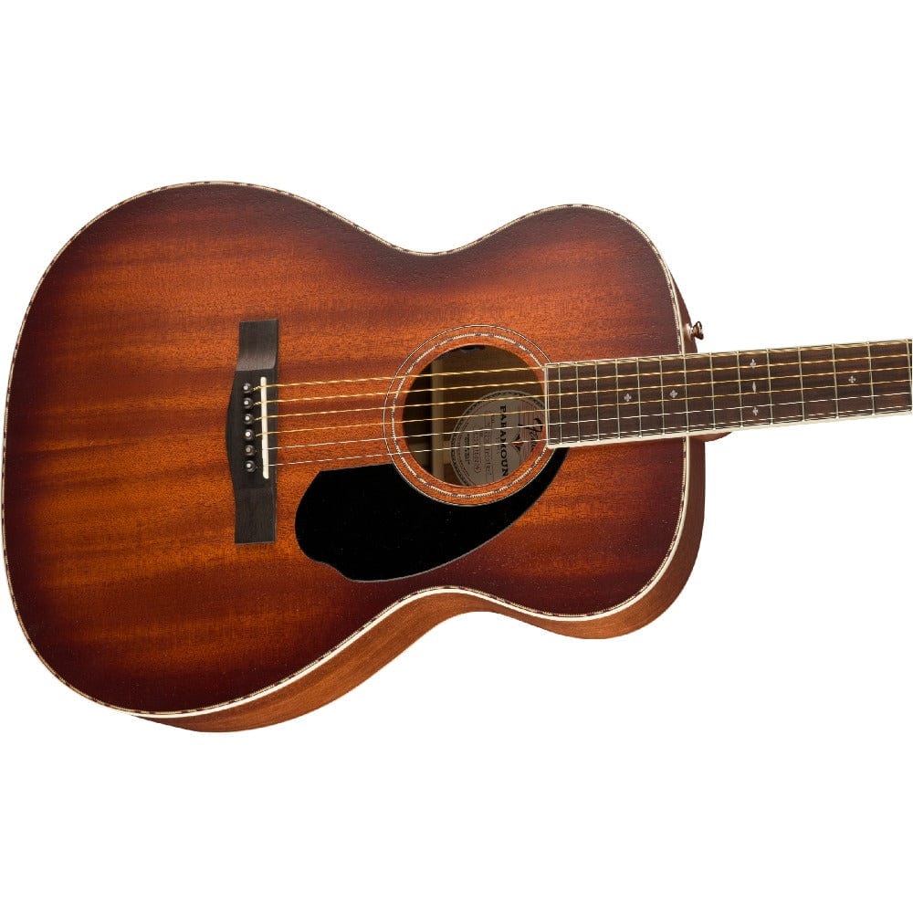Fender PO 220E Orchestra Acoustic Guitar with Case - Image 4