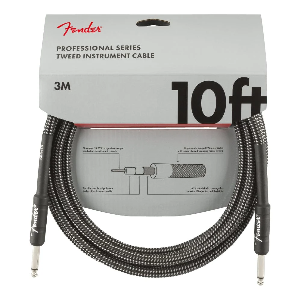 Fender Professional Series 10ft Instrument Cable - Image 3