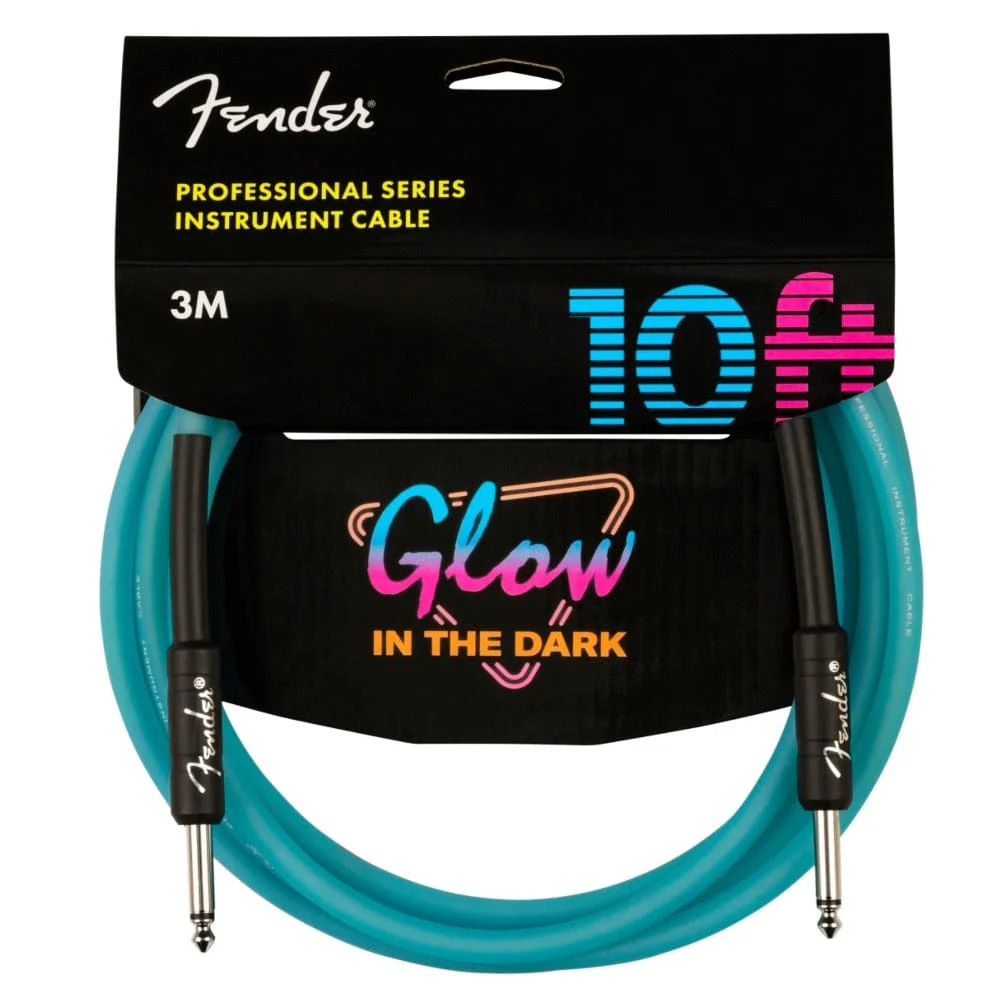 Fender Professional Series Glow in the Dark Instrument Cables - Image 3