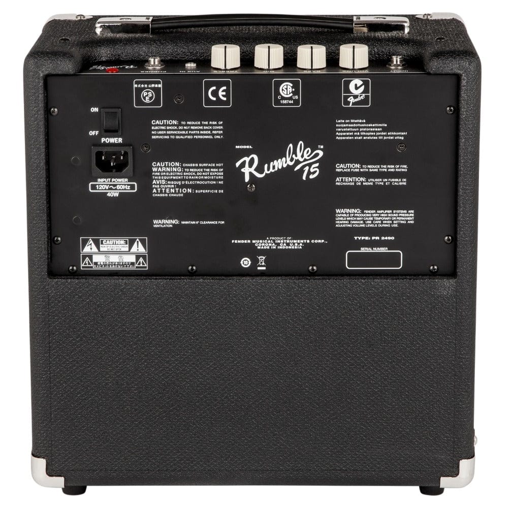 Fender Rumble 15 Watts Bass Combo Amplifier - Open Box - Image 6