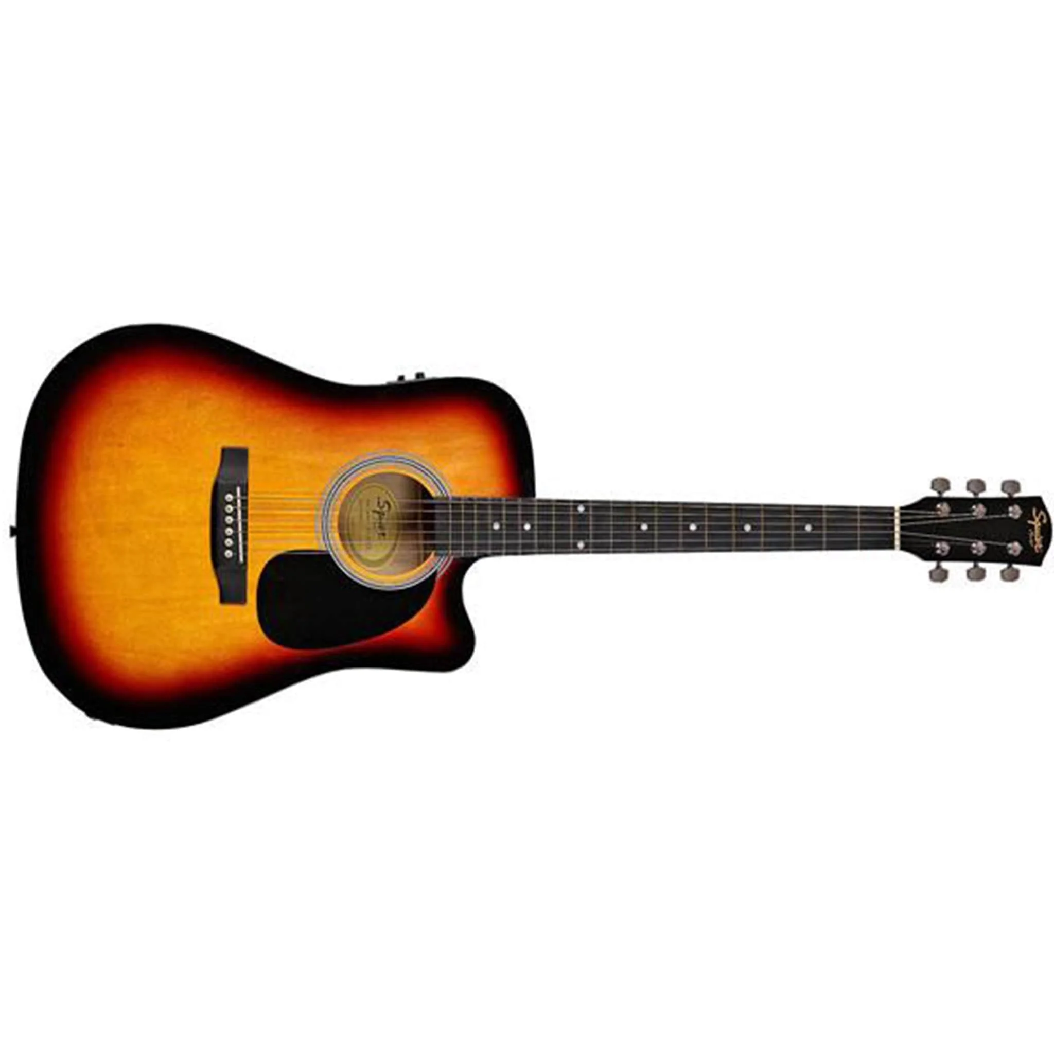 Fender Squier SA-105CE Electro - Acoustic Guitar Bundle with Guitar Amplifier - Image 2