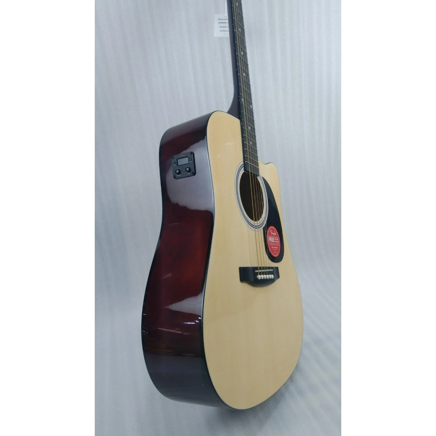 Fender SA105CE Electro - Acoustic Guitar - Natural - Open Box - Image 23