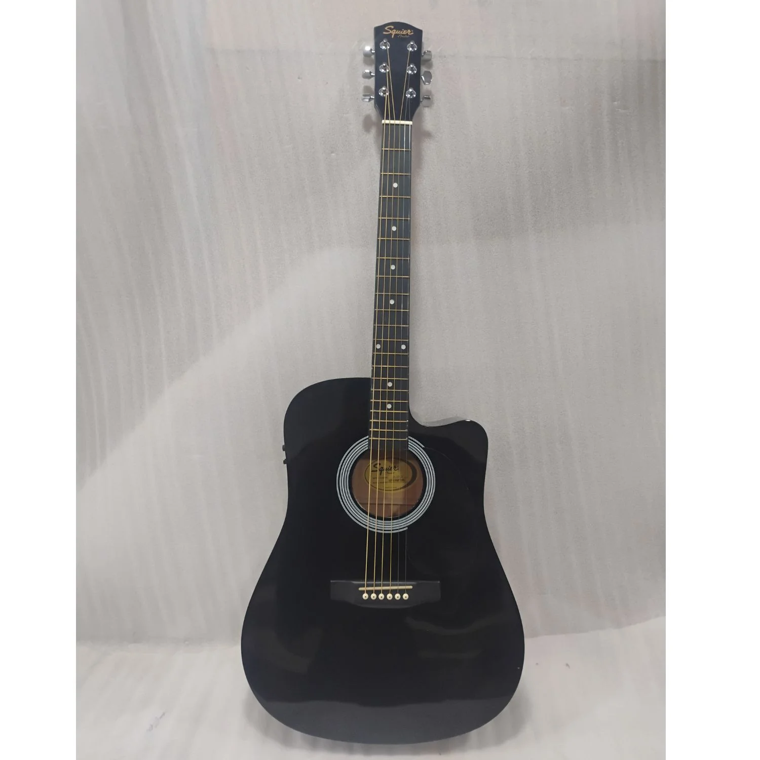 Fender SA105CE Electro - Acoustic Guitar - Black - Open Box B Stock