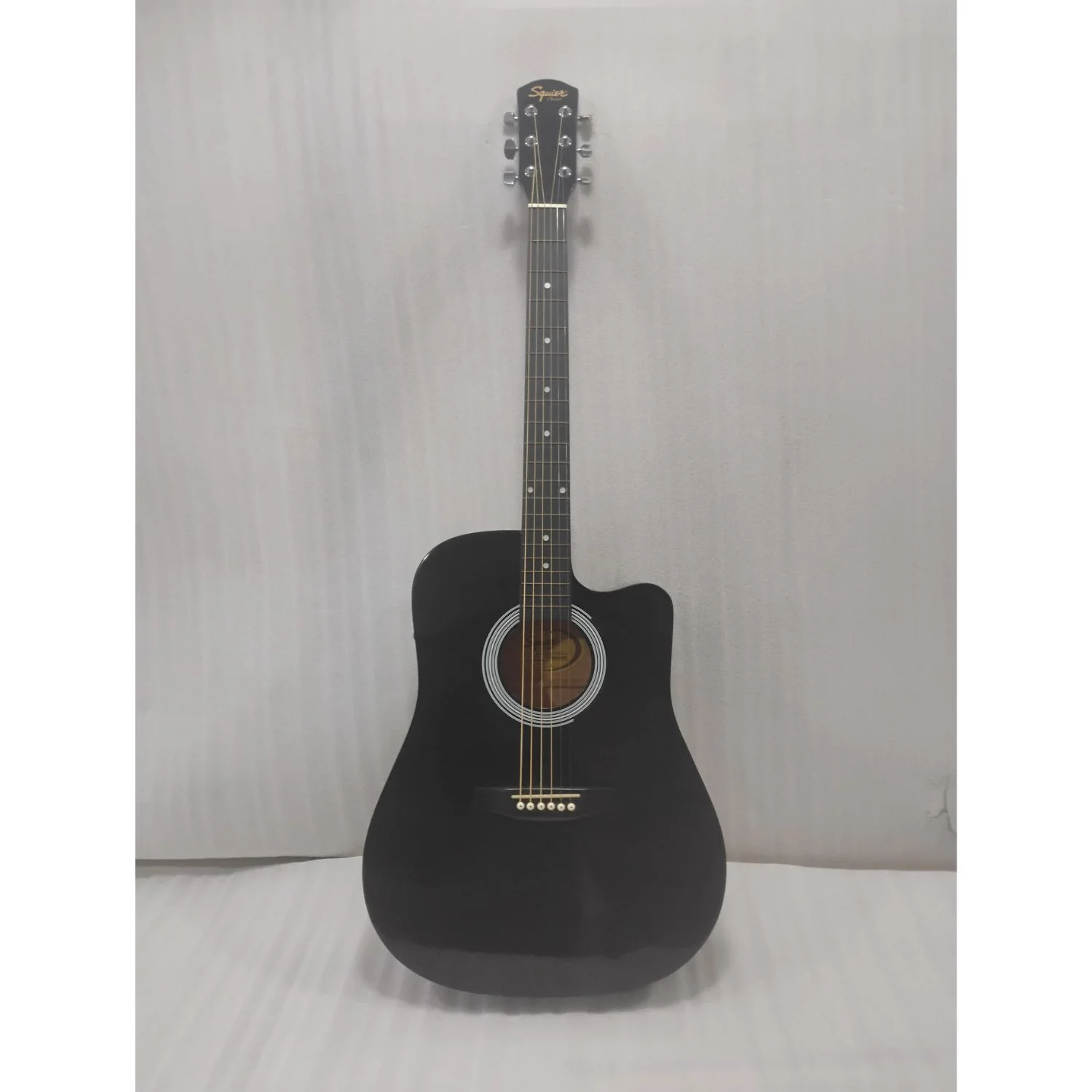 Fender SA105CE Electro - Acoustic Guitar - Black - Open Box B Stock - Image 6