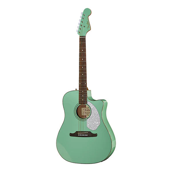 Fender Sonoran SCE Dreadnought Electro Acoustic Guitar - Surf Green