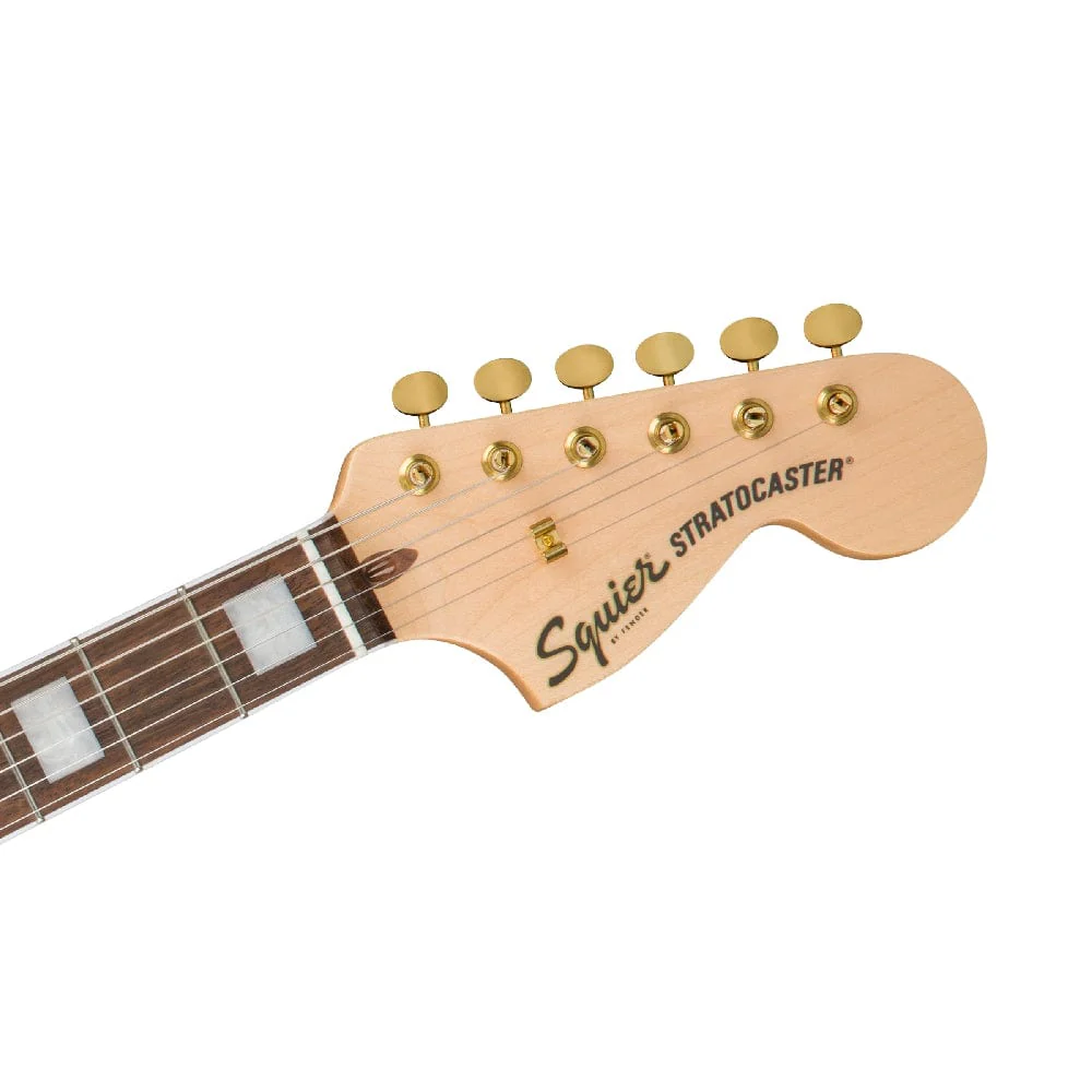 Fender Squier 40th Anniversary Stratocaster Gold Edition Electric Guitar - Image 17