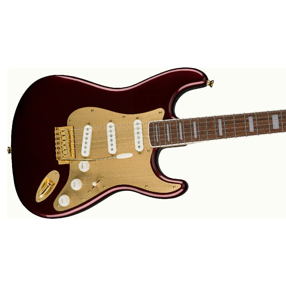 Fender Squier 40th Anniversary Stratocaster Gold Edition Electric Guitar - Image 21