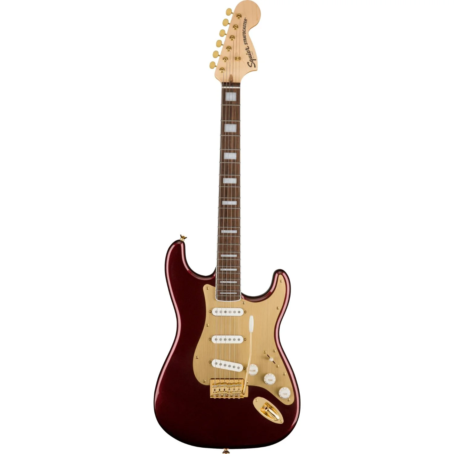 Fender Squier 40th Anniversary Stratocaster Gold Edition Electric Guitar - Image 25