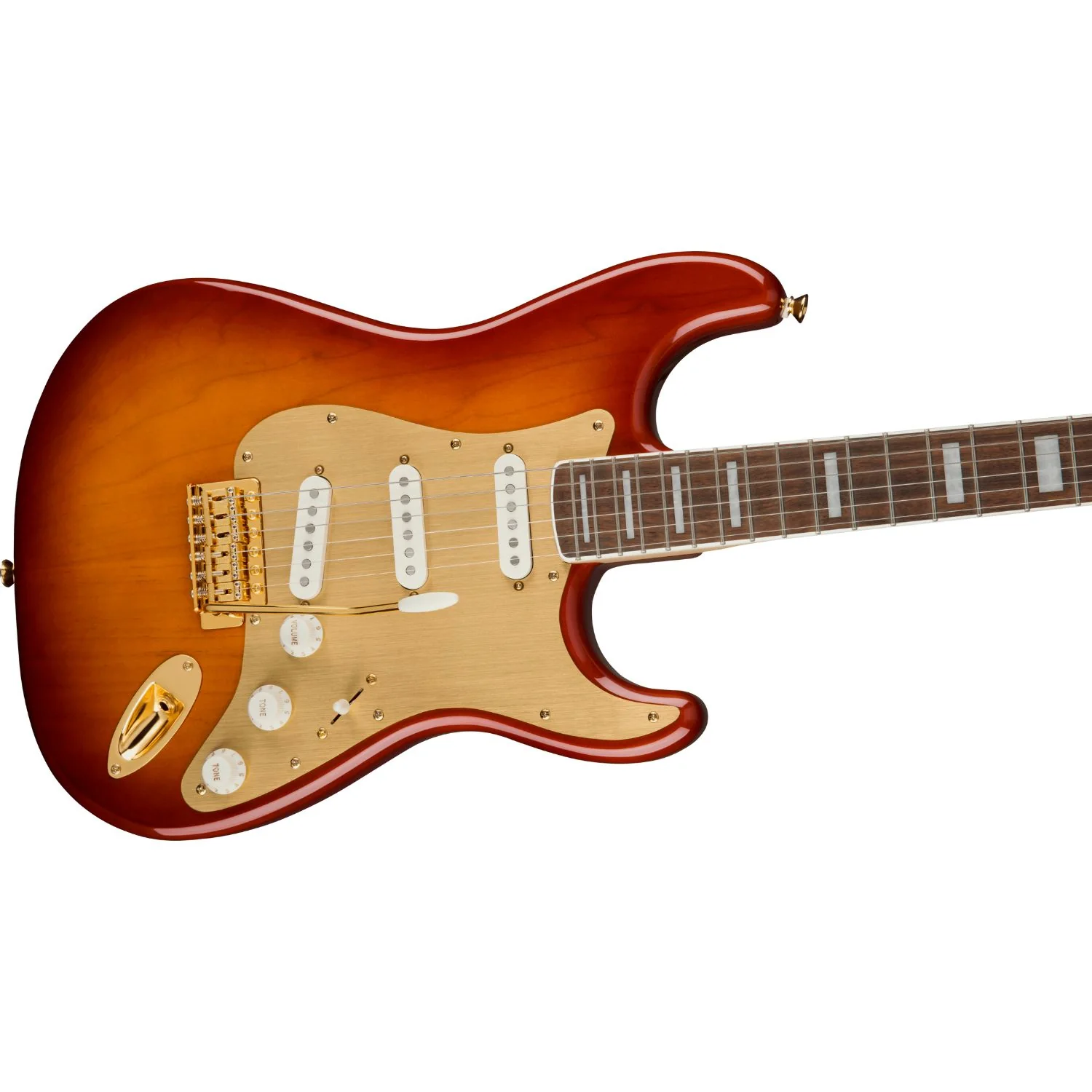 Fender Squier 40th Anniversary Stratocaster Gold Edition Electric Guitar - Image 51