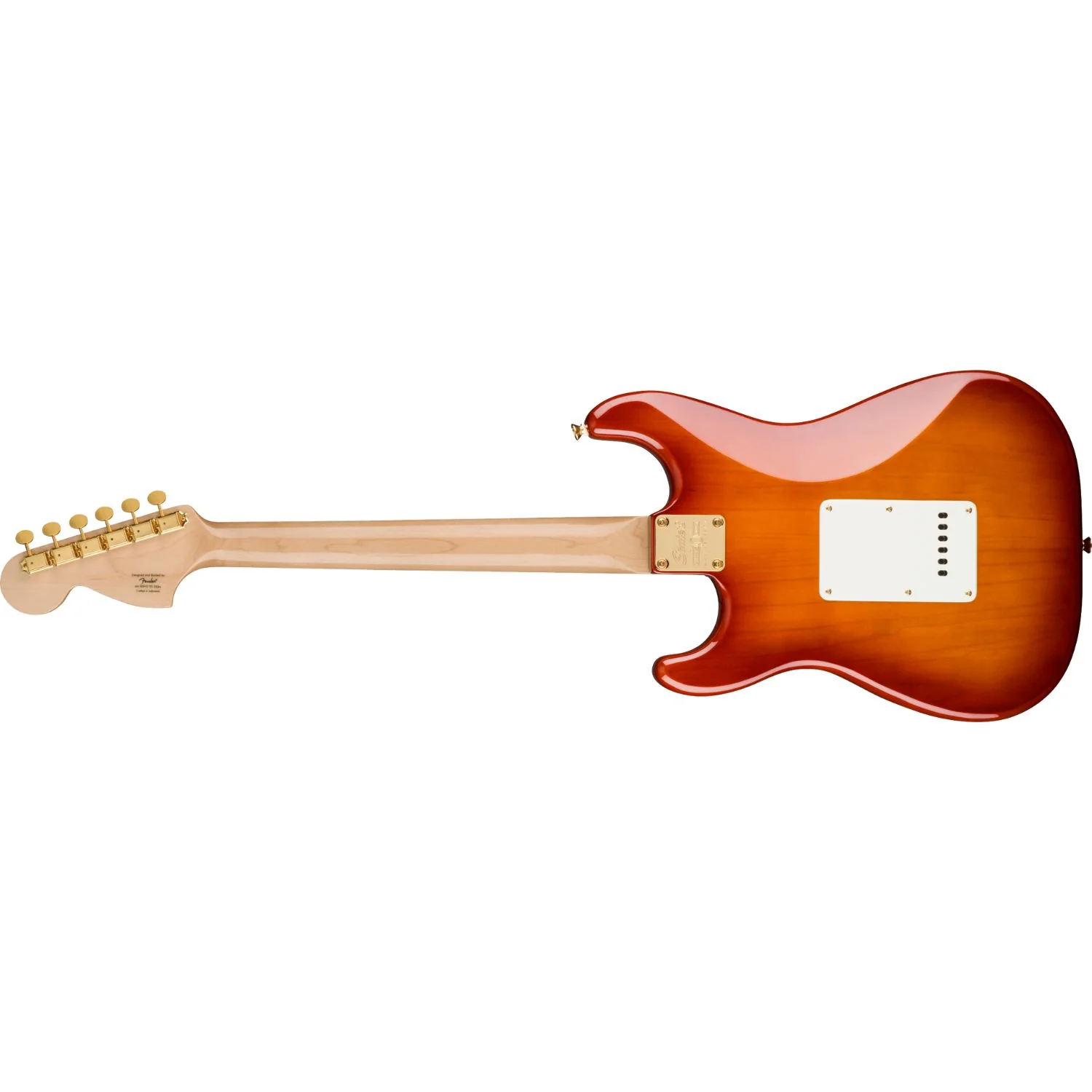 Fender Squier 40th Anniversary Stratocaster Gold Edition Electric Guitar - Image 54