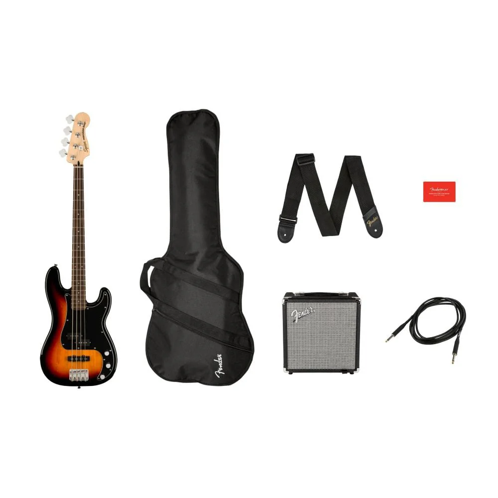 Fender Squier Affinity Series 4 String Precision Bass PJ Pack - Image 4