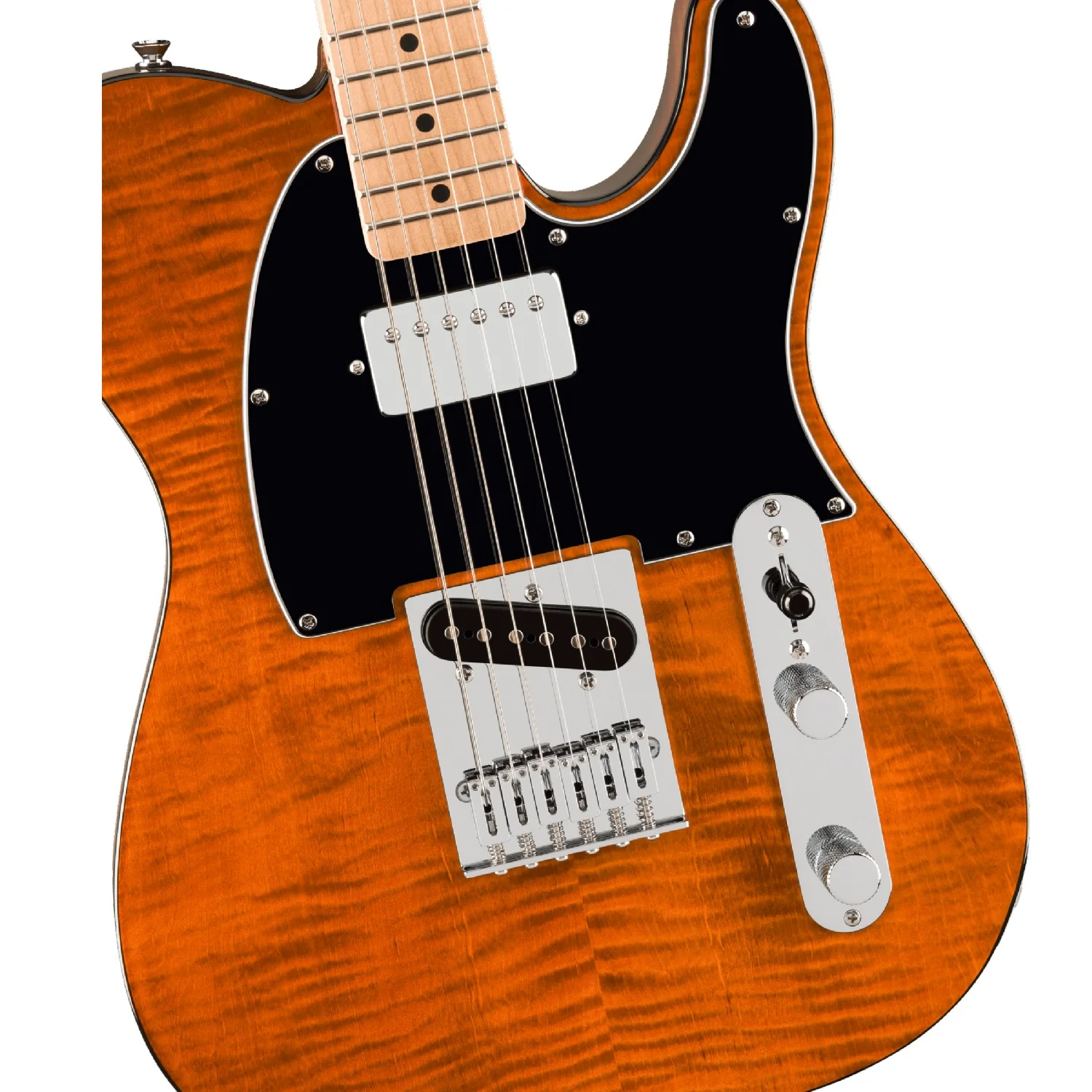 Fender Squier Affinity Telecaster FMT SH 6 String Electric Guitar - Image 2