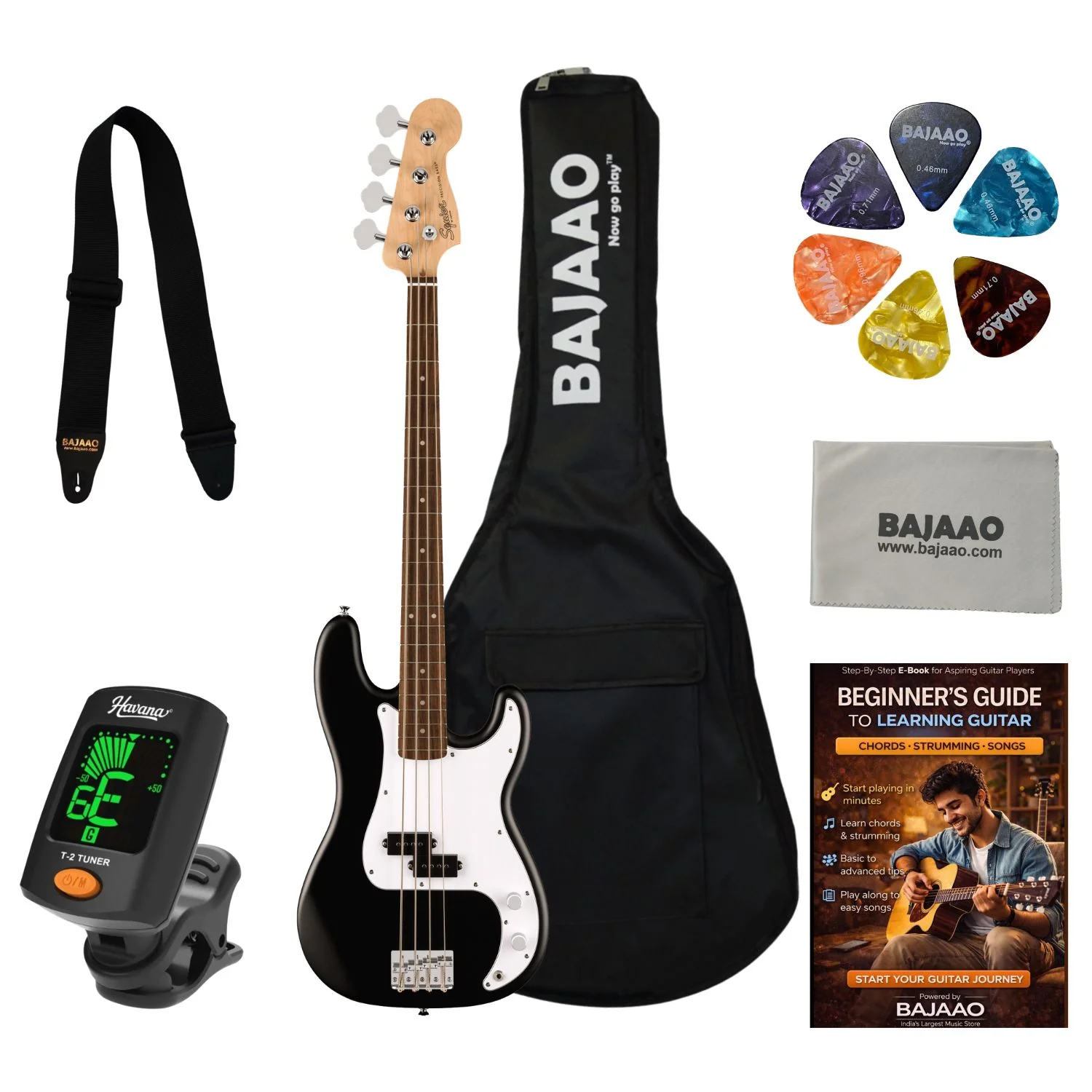 Fender Squier Debut Precision Bass Guitar - Image 20