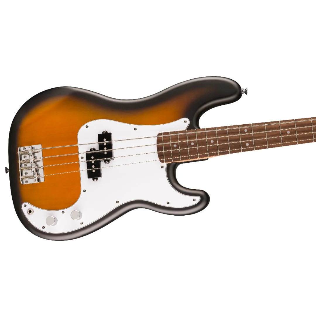Fender Squier Debut Precision Bass Guitar with Gigbag, Polishing Cloth, Picks, Strap, Tuner & Ebook - Image 4