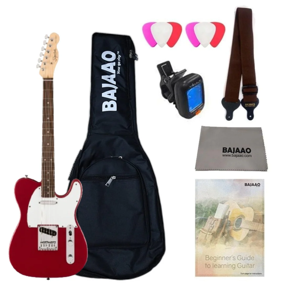 Fender Squier Debut Telecaster Electric Guitar With Gigbag, Polishing Cloth, Picks, Strap, Tuner & Ebook - Image 17