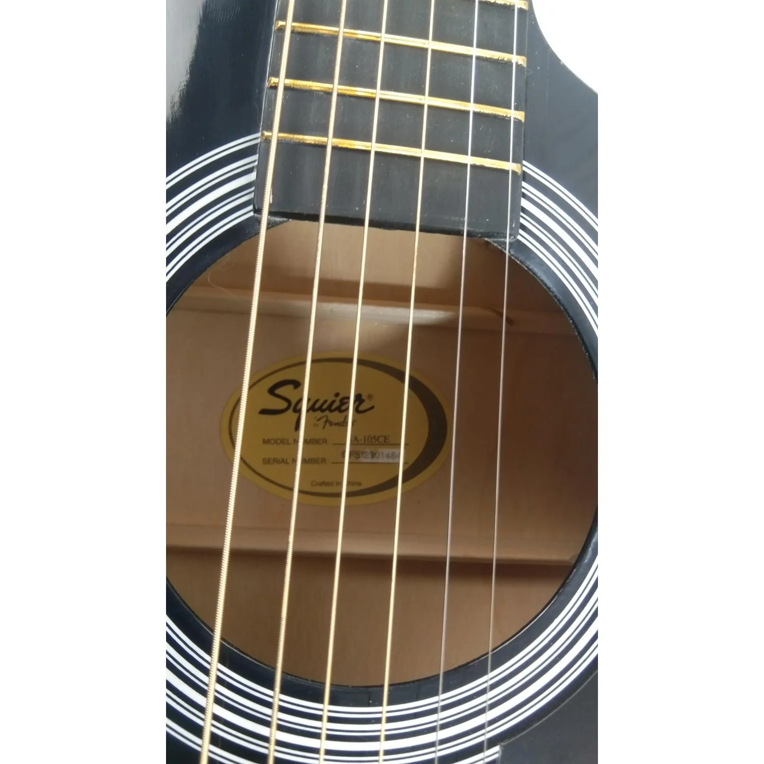 Fender Squier SA-105CE Cutaway Electro Acoustic Guitar - Open Box - Image 3
