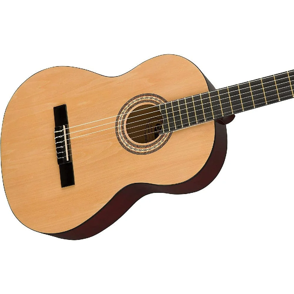 Fender Squier SA-150N Nylon 6-String Acoustic Classical Guitar - Natural - Image 3