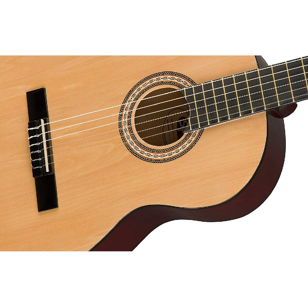 Fender Squier SA-150N Nylon 6-String Acoustic Classical Guitar - Natural - Image 4