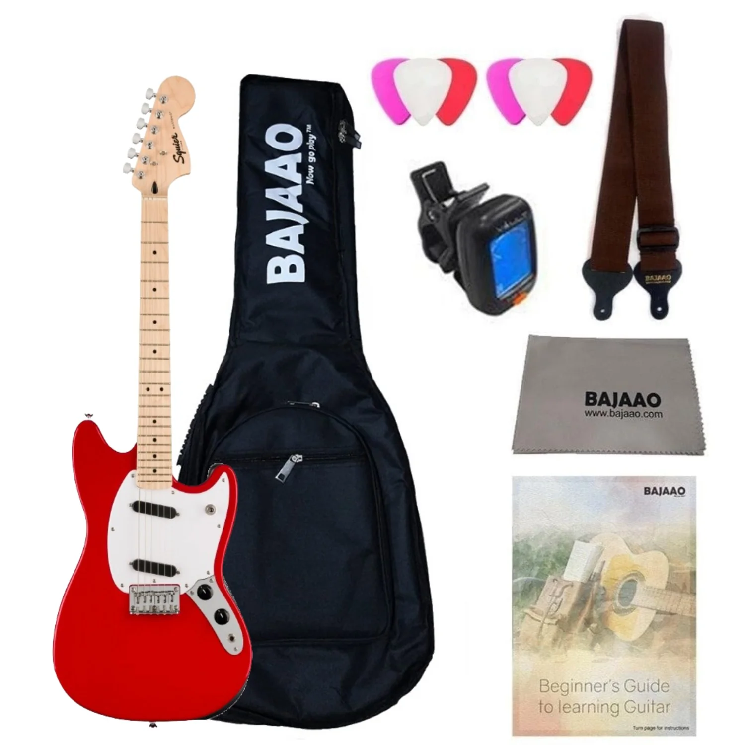 Fender Squier Sonic Mustang 6 String Electric Guitar - Image 58