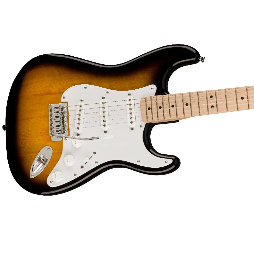 Fender Squier Sonic Stratocaster Electric Guitar Bundle With Gigbag, Polishing Cloth, Picks, Strap, Tuner & Ebook - Image 14