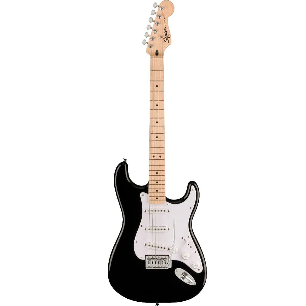 Fender Squier Sonic Stratocaster Electric Guitar Bundle With Gigbag, Polishing Cloth, Picks, Strap, Tuner & Ebook - Image 2