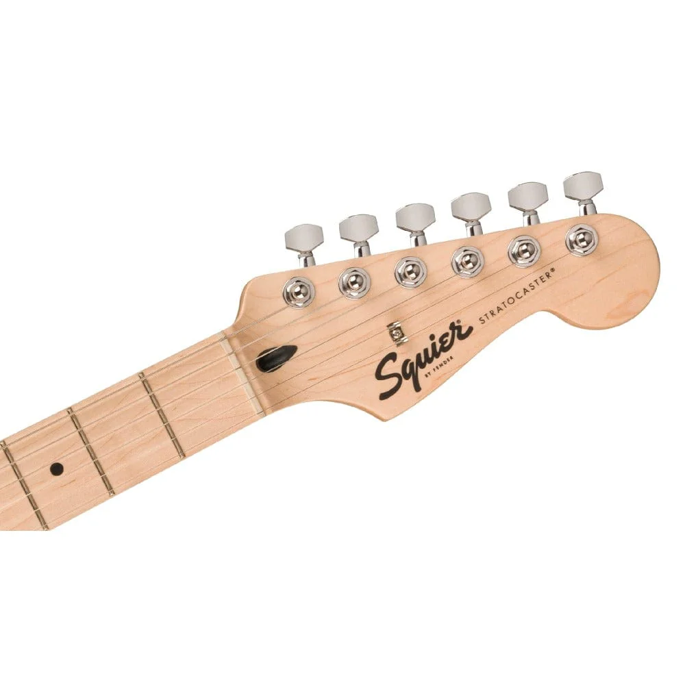 Fender Squier Sonic Stratocaster Electric Guitar Pro Bundle with Amplifier, Gigbag, Tuner, Strap, Picks, Cable, Polishing Cloth & Ebook - Image 6