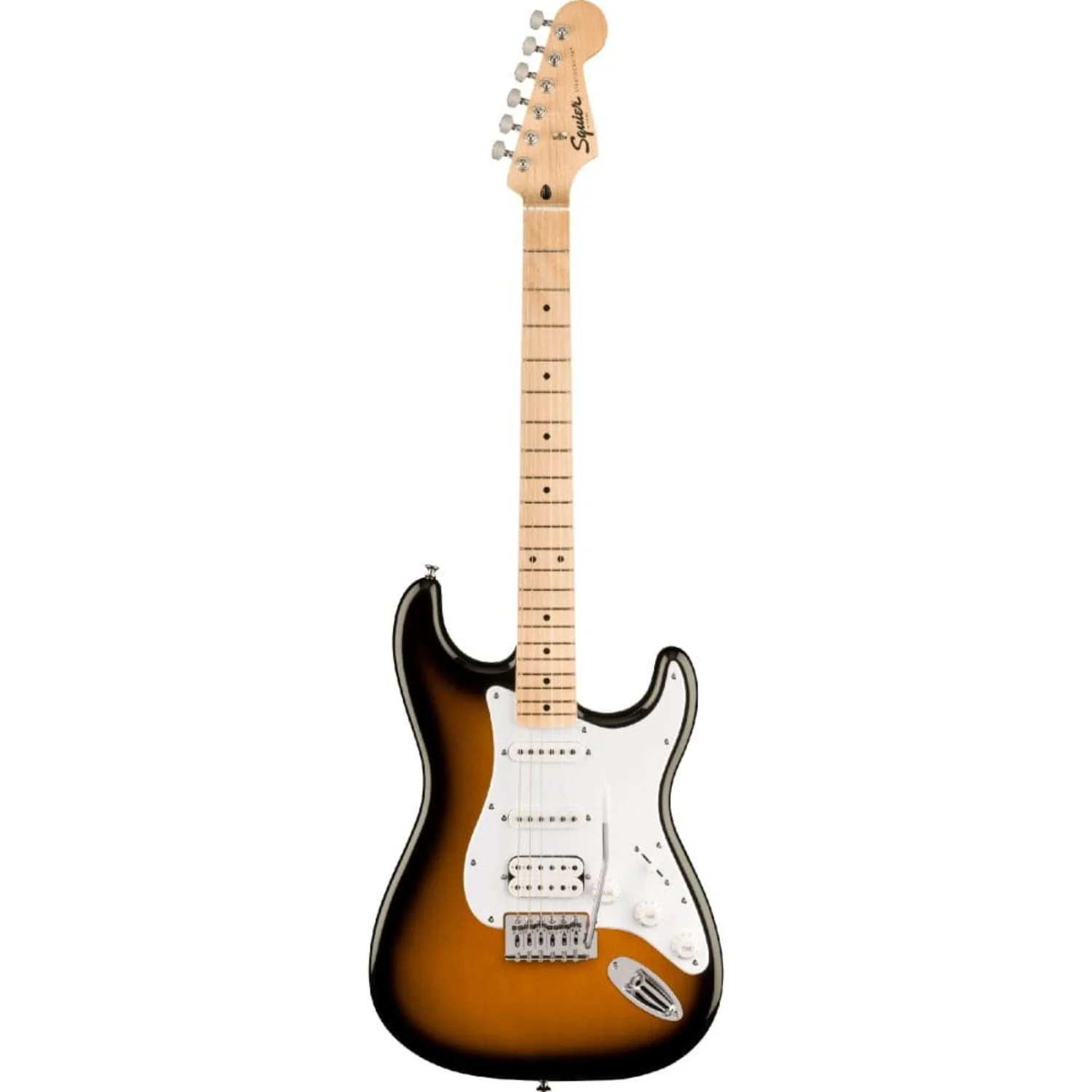 Fender Squier Sonic Stratocaster Electric Guitar with Bag,Polishing Cloth, Strap, Tuner, Pick and Ebook - Image 2