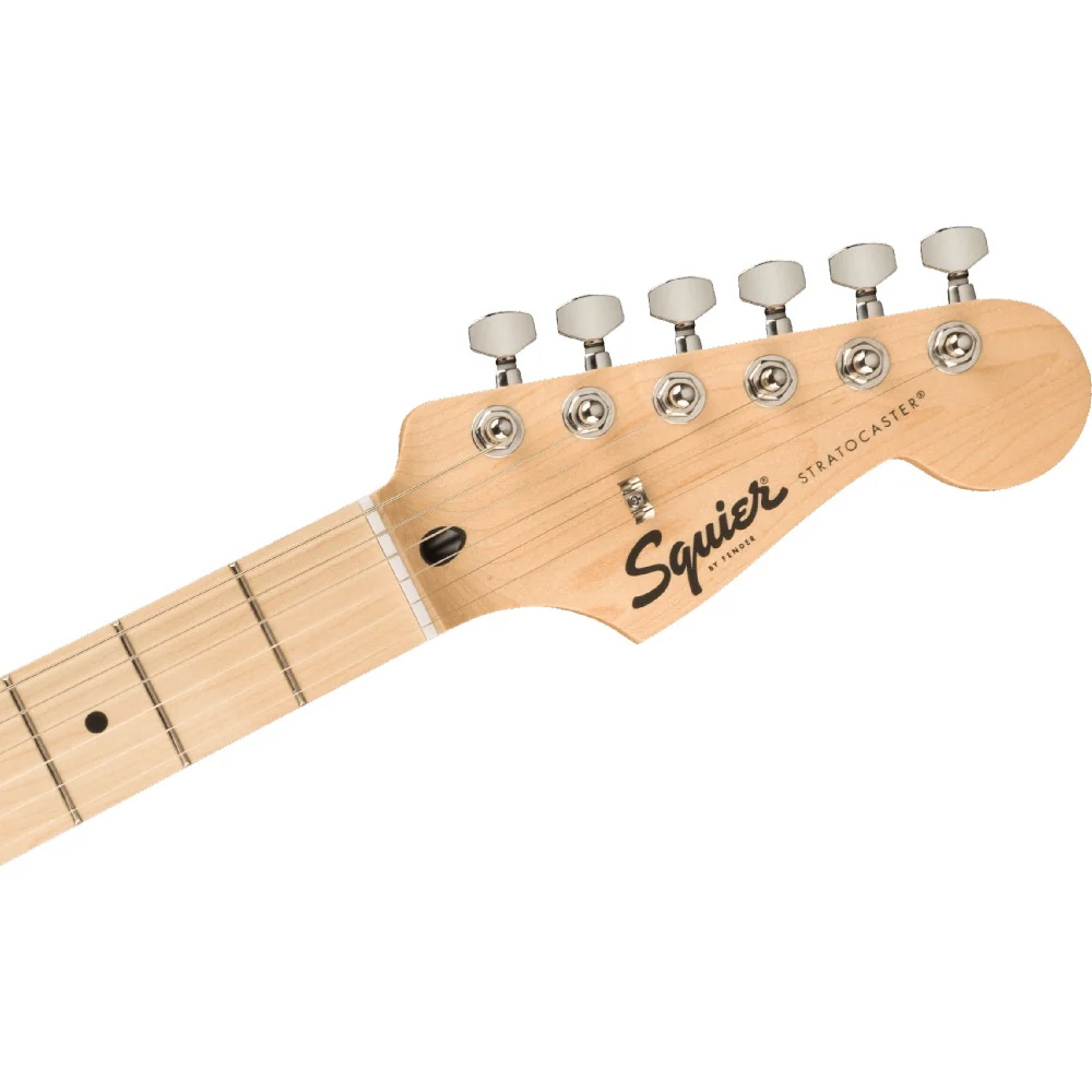 Fender Squier Sonic Stratocaster Electric Guitar with Bag,Polishing Cloth, Strap, Tuner, Pick and Ebook - Image 60