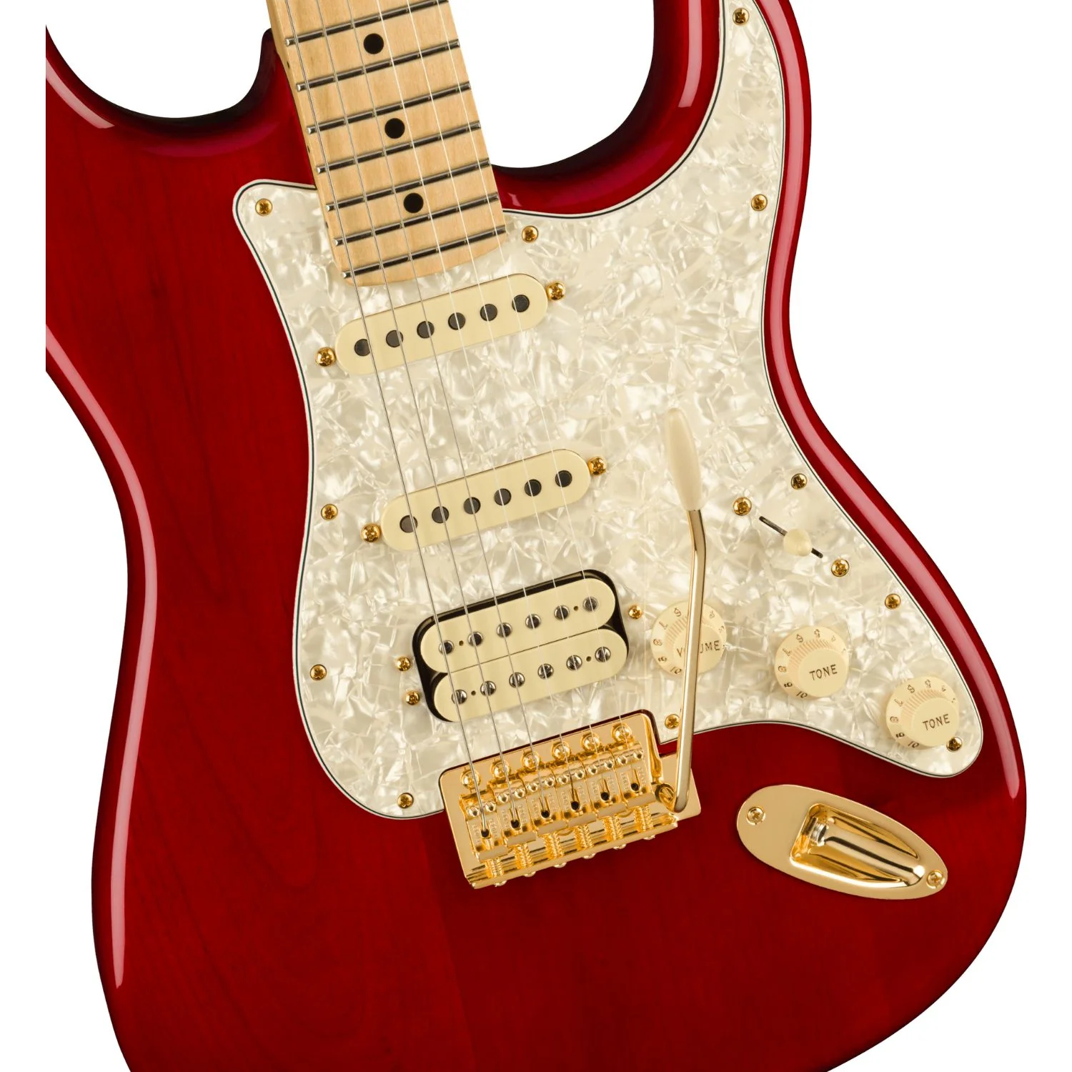 Fender Tash Sultana Stratocaster Electric Guitar - Transparent Cherry - Image 2