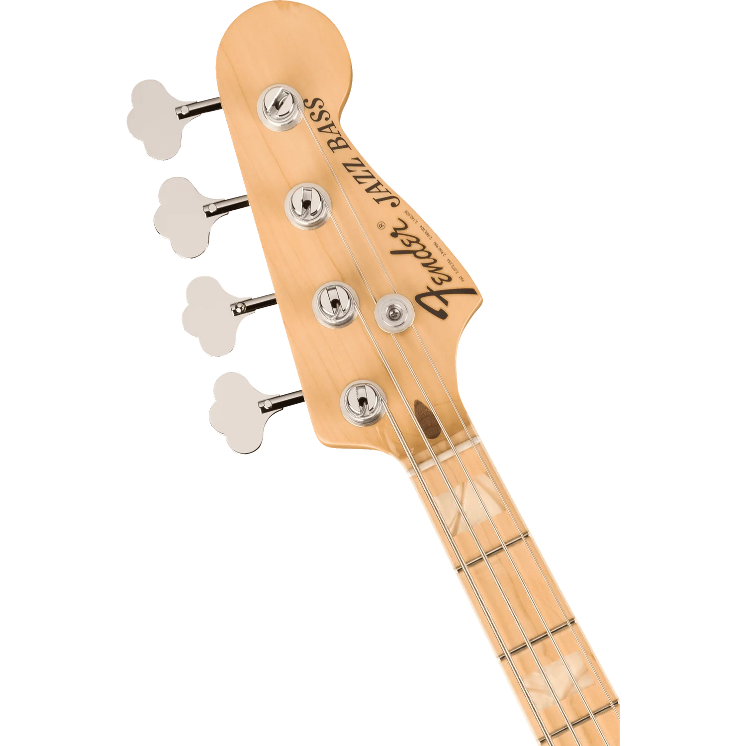 Fender U.S.A. Geddy Lee Jazz Bass Guitar, Maple Fingerboard, Black - Image 4