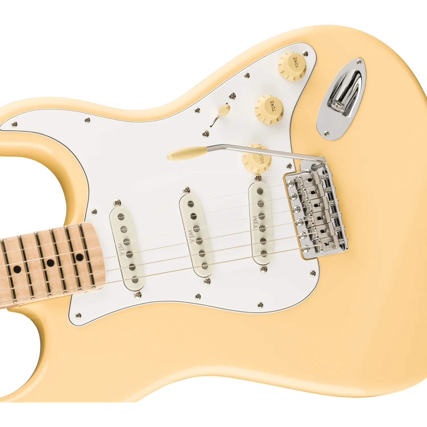 Fender Yngwie Malmsteen Stratocaster Electric Guitar, Scalloped Maple Fingerboard, Vintage White - Image 2