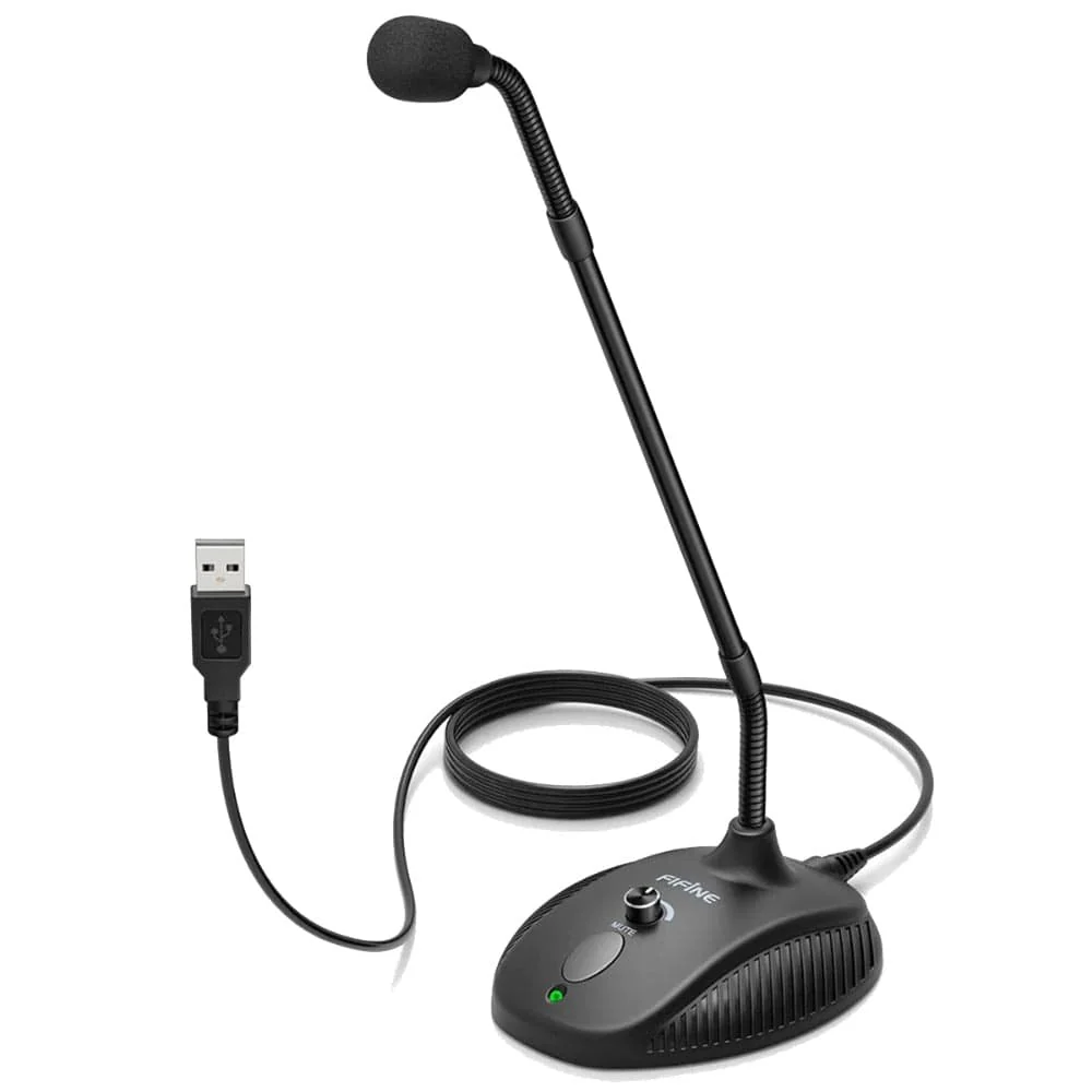 Fifine K052 Gooseneck USB Condenser Microphone