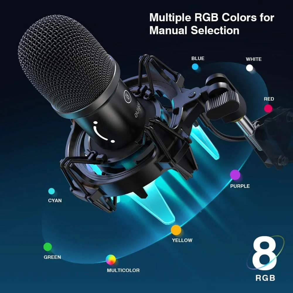 Fifine K651 USB Computer Dynamic Microphone Kit - Image 4